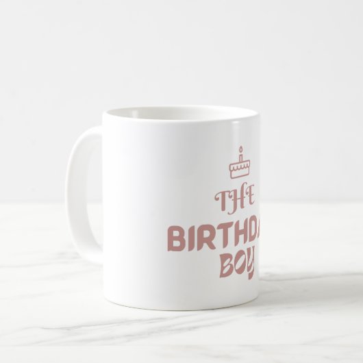 Birthday Boy Koffiemok (Voorkant links)