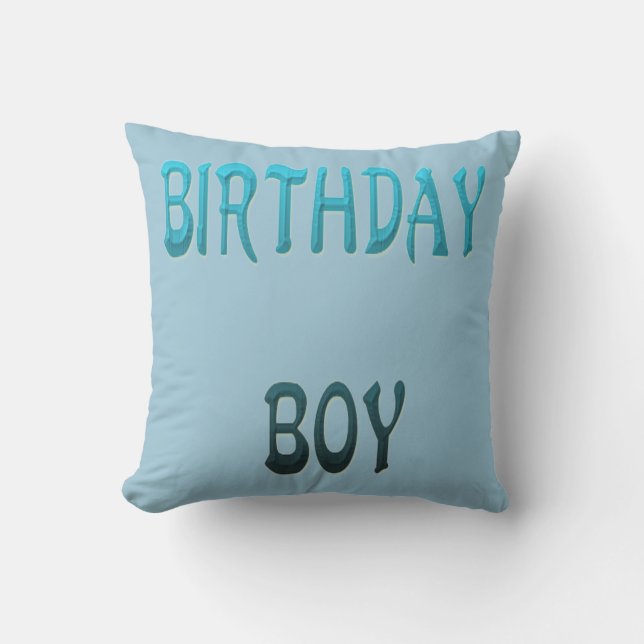 Birthday Boy Kussen (Voorkant)