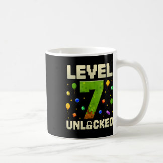 Birthday Boy Level 7 ontgrendeld 7e verjaardag Pix Koffiemok