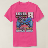 Birthday Boy Level 8 Unlocked Geweldige 2013 Video T-shirt (Design voorkant)