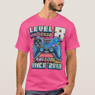 Birthday Boy Level 8 Unlocked Geweldige 2013 Video T-shirt