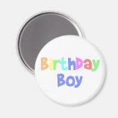 Birthday Boy Magneet (Voorkant / Achterkant)