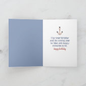 Birthday Boy met Zeilboot Kaart (Binnen)