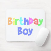 Birthday Boy Muismat (Met muis)