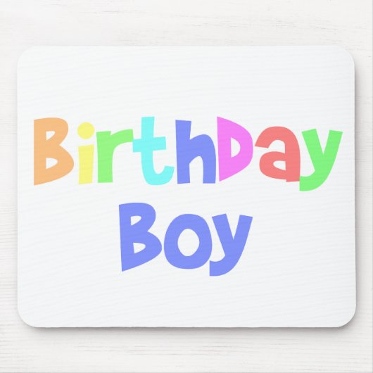 Birthday Boy Muismat (Voorkant)