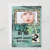 Birthday Boy party nodigt uit Kaart (Voorkant)