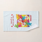 Birthday Boy Puzzle Love to Piecces Bad Handdoek (Handdoek)