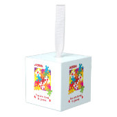 Birthday Boy Puzzle Love to Piecces Decoratie (Voorkant hoekig)