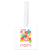 Birthday Boy Puzzle Love to Piecces Decoratie (Voorkant)