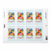 Birthday Boy Puzzle Love to Piecces Etiket (Full Sheet)