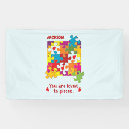 Birthday Boy Puzzle Love to Piecces Spandoek