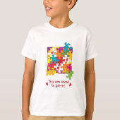 Birthday Boy Puzzle Love to Piecces T-shirt (Voorkant)