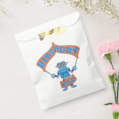 Birthday Boy Robot Bedankzakje (Gezegeld)