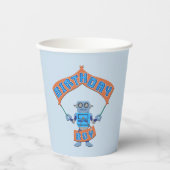 Birthday Boy Robot Papieren Bekers (Voorkant)
