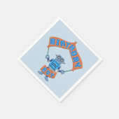 Birthday Boy Robot Servet (Hoek)