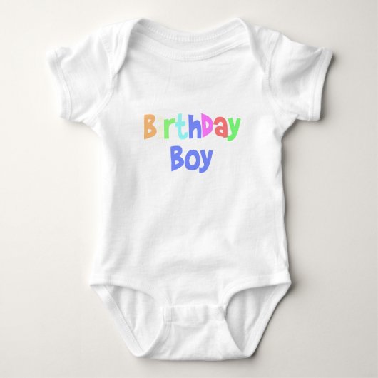 Birthday Boy Romper (Voorkant)