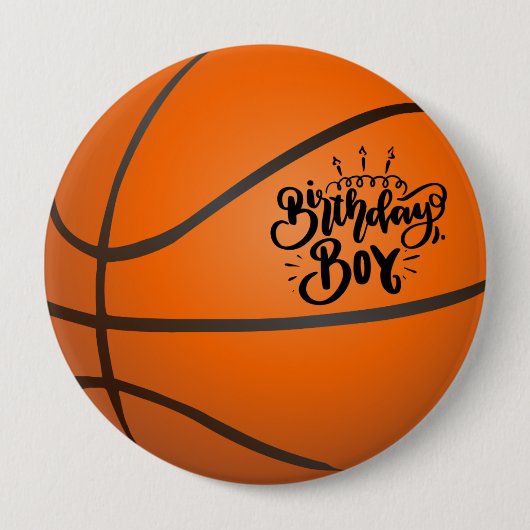 Birthday Boy Ronde Button 4,0 Cm (Voorkant)