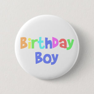 Birthday Boy Ronde Button 5,7 Cm