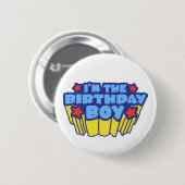 Birthday Boy Ronde Button 5,7 Cm (Voorkant /achterkant)