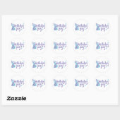 Birthday Boy Ronde Sticker (Vel)