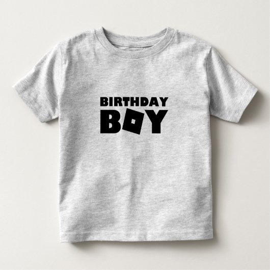 Birthday Boy Shirt (Voorkant)