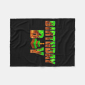 Birthday Boy Shirt Happy Birthday Video Game Xel K Fleece Deken (Voorkant (Horizontaal))