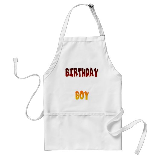Birthday Boy Standaard Schort (Voorkant)