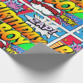 Birthday Boy stripboek Cadeaupapier (Hoek)