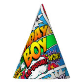 Birthday Boy stripboek Feesthoedjes (Links)