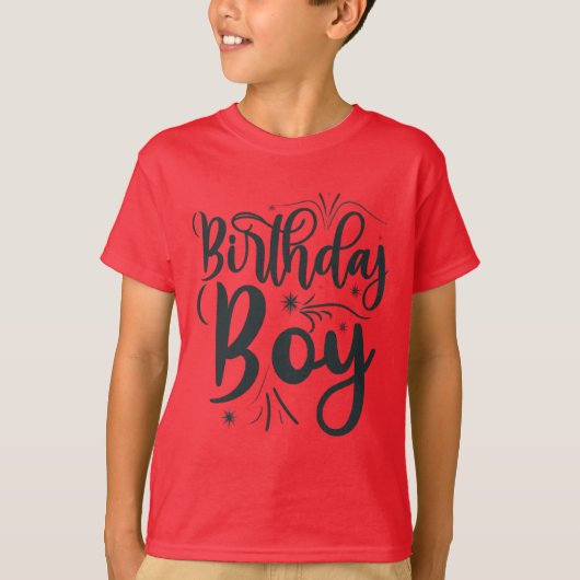 Birthday Boy T-shirt (Voorkant)