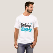 Birthday Boy T Shirt (Voorkant volledig)