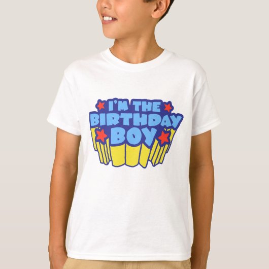 Birthday Boy T-shirt (Voorkant)