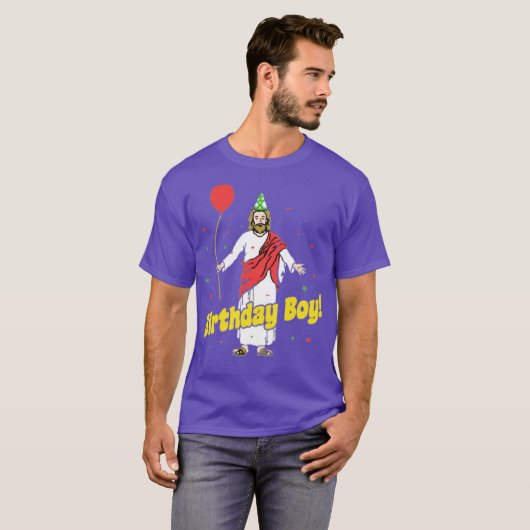 Birthday Boy T-shirt (Voorkant volledig)