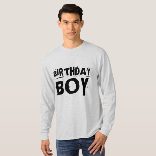 BIRTHDAY BOY T-SHIRTS (Voorkant volledig)