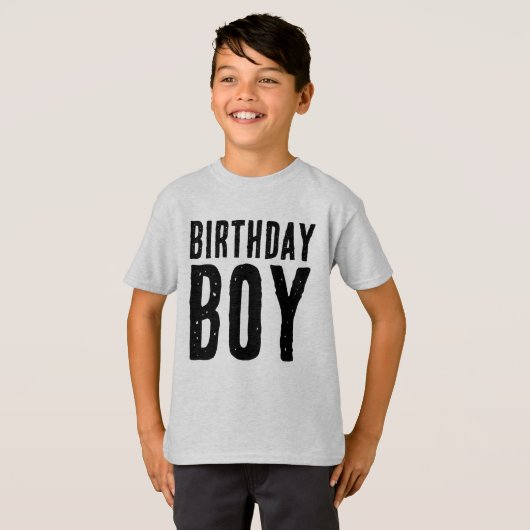 BIRTHDAY BOY T-SHIRTS (Voorkant volledig)