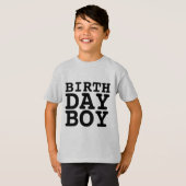 BIRTHDAY BOY T-Shirts (Voorkant volledig)
