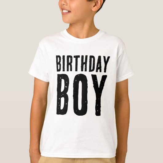 BIRTHDAY BOY T-SHIRTS (Voorkant)