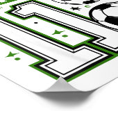 Birthday Boy Tees 11 Soccer Its My 11th Birthday B Poster (Hoek)