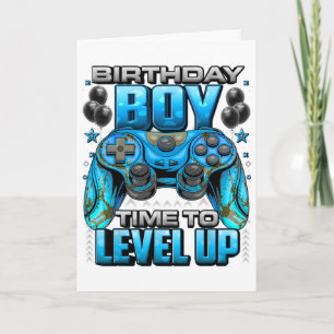Birthday Boy Tijd om het Shirt van videogamer BI t Kaart