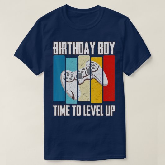 'Birthday Boy'-tijd om het videogame op te waarde T-shirt (Design voorkant)