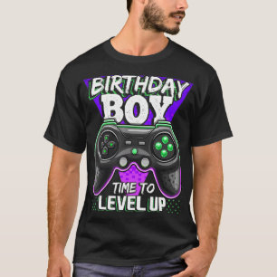 Birthday Boy Tijd om VideoGame Birthday op te waar T-shirt