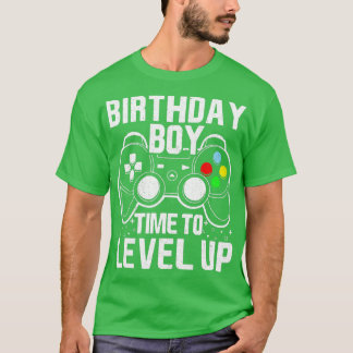 Birthday Boy Tijd om VideoGame Birthday op te waar T-shirt