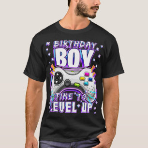 Birthday Boy Tijd om VideoGame Birthday op te waar T-shirt