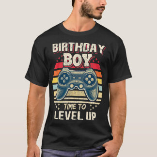 Birthday Boy Tijd om VideoGame Birthday op te waar T-shirt