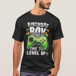 Birthday Boy Tijd om VideoGame Birthday op te waar T-shirt