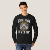 Birthday Boy Time to Level Up Video Game Birthday  T-shirt (Voorkant volledig)
