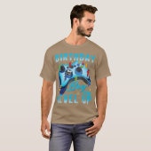 Birthday Boy Time to Level Up Video Game Birthday  T-shirt (Voorkant volledig)
