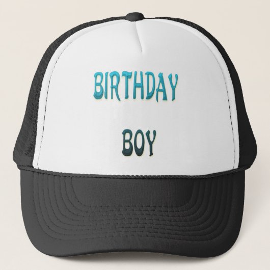 Birthday Boy Trucker Pet (Voorkant)