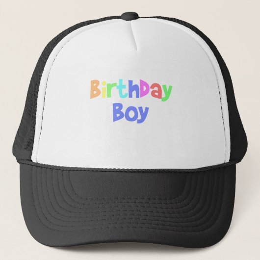 Birthday Boy Trucker Pet (Voorkant)