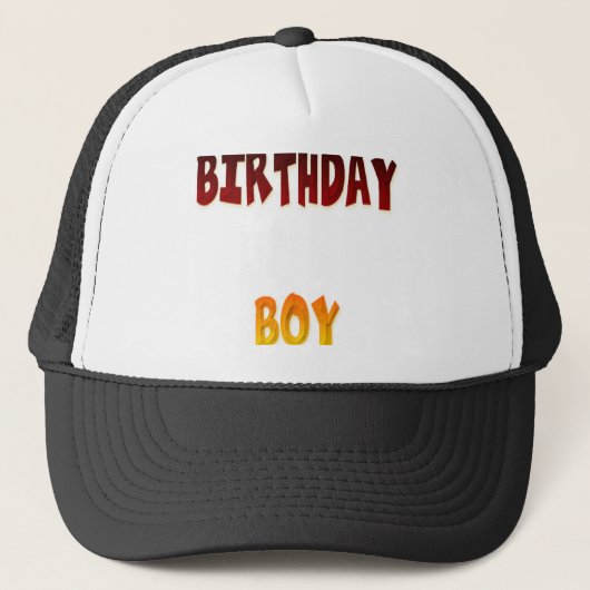 Birthday Boy Trucker Pet (Voorkant)